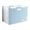 thumbnail image 1 of 13 Pockets Accordion File Organizer Expanding File Folders,Portable Letter A4 Size Filing Box,Plastic Monthly Receipt Document Organizer,Expandable Accordian Folder, 1 of 8