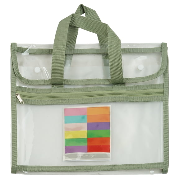 13 Pockets Expandable Folder Expanding File Organiser Clear PVC Document Organiser Sorting Folder for School