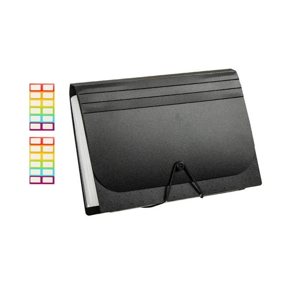 13 Pockets Expanding Receipt Holder 6.89x4.65In Accordian File Organiser Expandable File Folder for Card Coupons Receipt