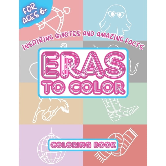 13 Poets Karma Department Eras To Color - Inspiring Quotes and Amazing Facts - Coloring Book: Empowering Self Love Illustration Activities, Fun fo, (Paperback)