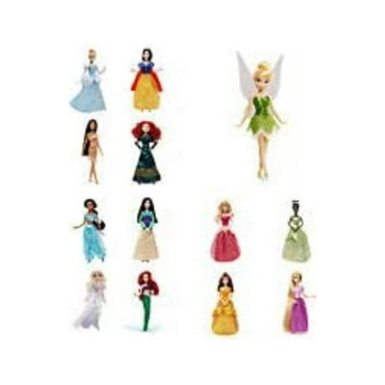 Disney Princess Dolls Cinderella, SnowWhite,Jasmine, Ariel, Belle, Merida