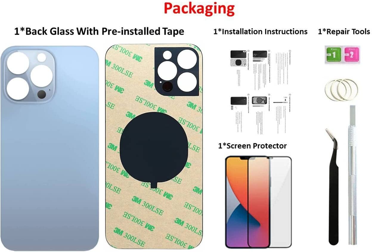 iphone 13 pro max back cover glass