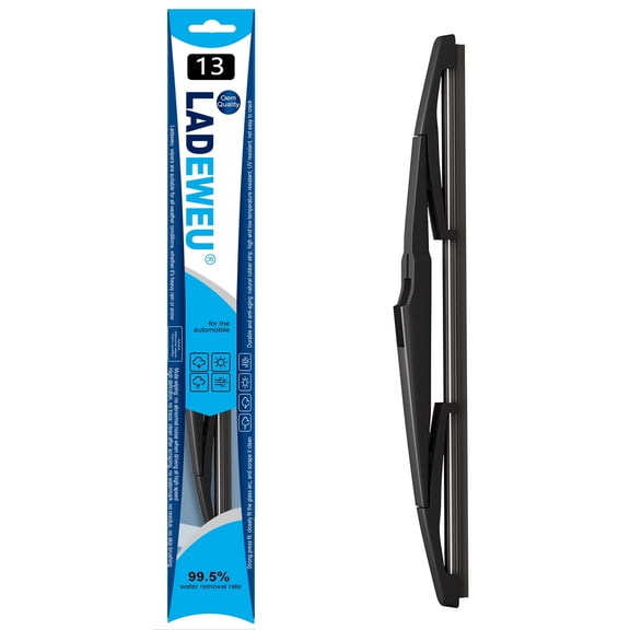 LADEWEU 13" Rear Wiper Blade Replacement For Hyundai Santa Fe Sport 2013-2018 Santa Fe XL 2013-2019,BACK Windshield Wiper Blade