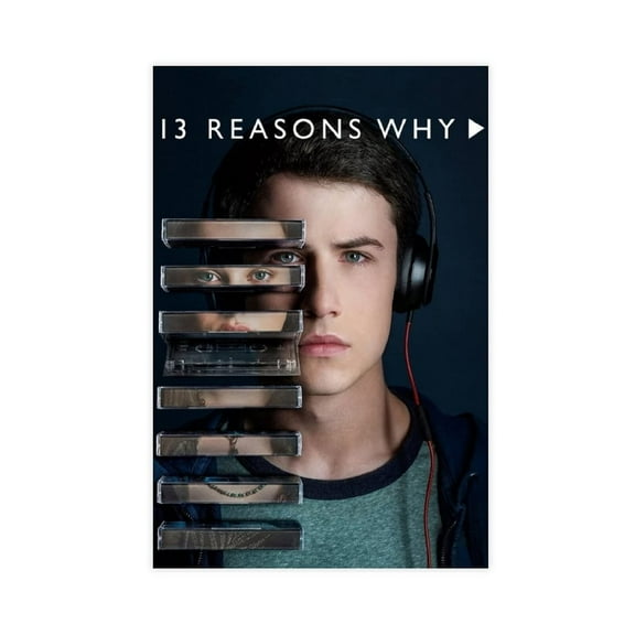 13 Reasons Why TV Series Posters School Dormitory Restaurant Aesthetics Canvas Poster Bedroom Decor Sports Landscape Office Room Decor Gift