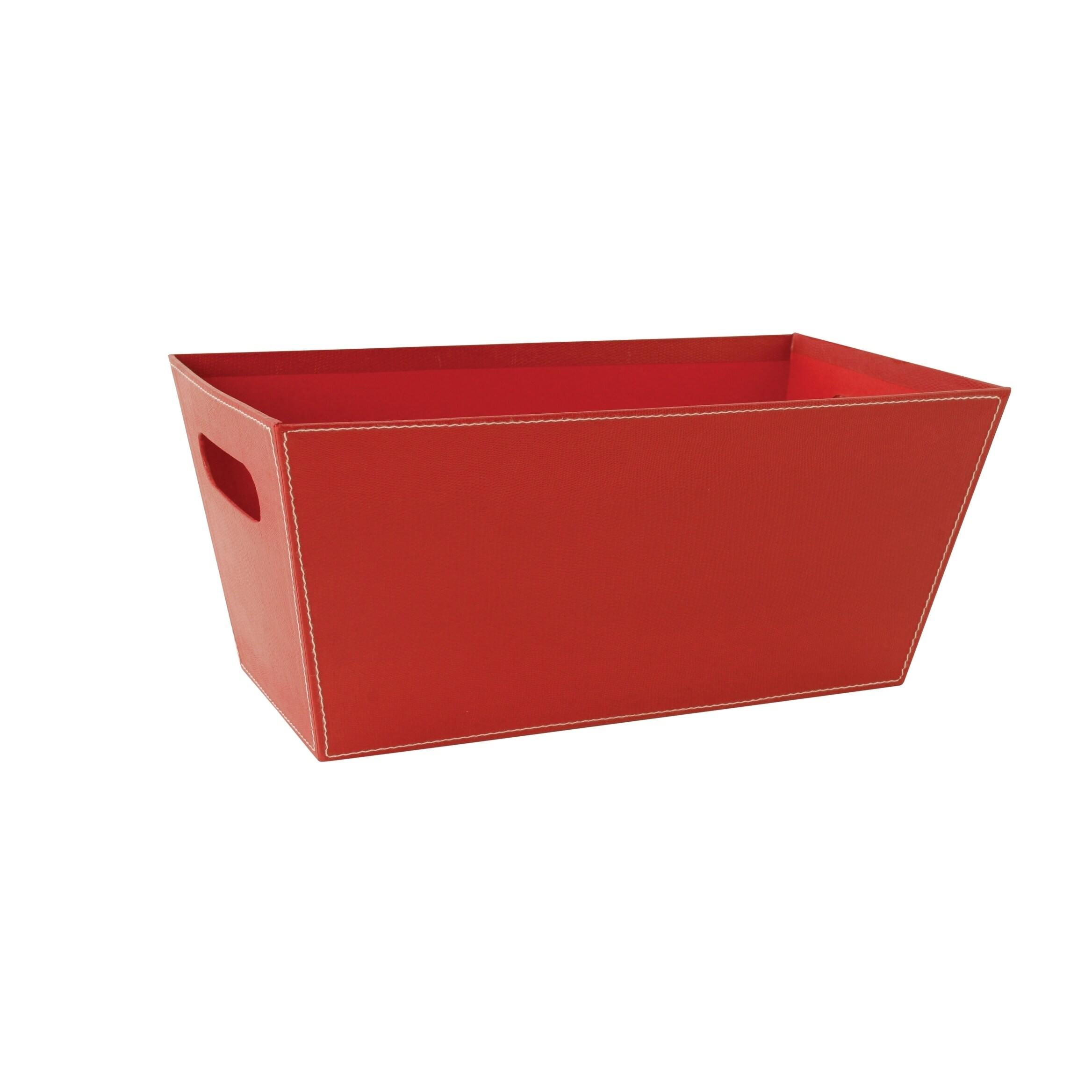 13" Red Paperboard Tote - image 1 of 2