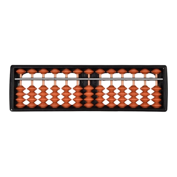 13-Rod ABS Abacus with Divided Upper and Lower Beads for Math Class Practice