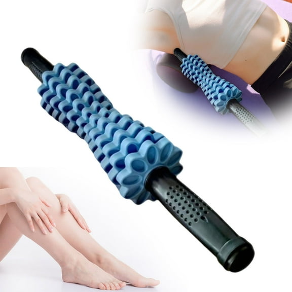 13 Roller Deep Tissue Massage Stick for Athletes and in Legs Calves Thighs Shoulders Back Body Parts