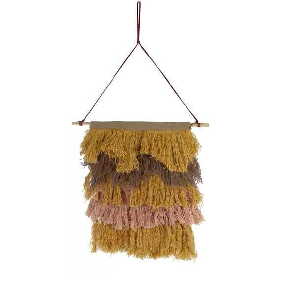 Northlight 13" Rustic Neutral Tones Miniature String Shade Wall Art Decoration