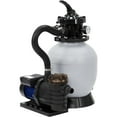 thumbnail image 1 of 13" Sand Filter Pump, 3434GPH 3/4HP Pool Sand Filter for Above Ground and Inground Pool Up to 8500 Gallons, with 6-Way Multi-Port Valve & Strainer Basket Easy Installation, 1 of 7