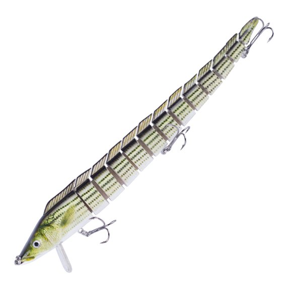 13 Segments Fishing Tackle Multi Jointed Swimbait Crankbait Fishing Baits 42G/1.48oz Floating Eel Lures Artificial Baits