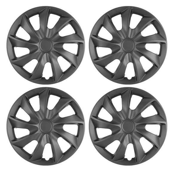 13" Set Of 4 Universal Wheel Covers Snap On Hubcaps Full Hub Caps fit R13 Tire & Steel Rim (4 Pack)
