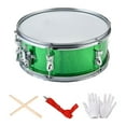 thumbnail image 1 of 13" Snare Drum Lightweight Musical Instruments for Children Adults Beginners Green Adjust Spring, 1 of 5