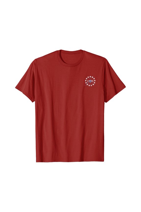 13 Star Flag Betsy Ross Distressed American Flag 1776 USA T-Shirt, Unisex T-Shirt