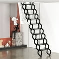 thumbnail image 1 of 13 Steps Electirc acctic ladder Aluminum folding 12-15ft remote for loft home, 1 of 13