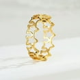 thumbnail image 1 of 13 Styles Men Women's Wedding Engagement 18K Gold Plating CZ Thin Ring Size 4-10, 1 of 5