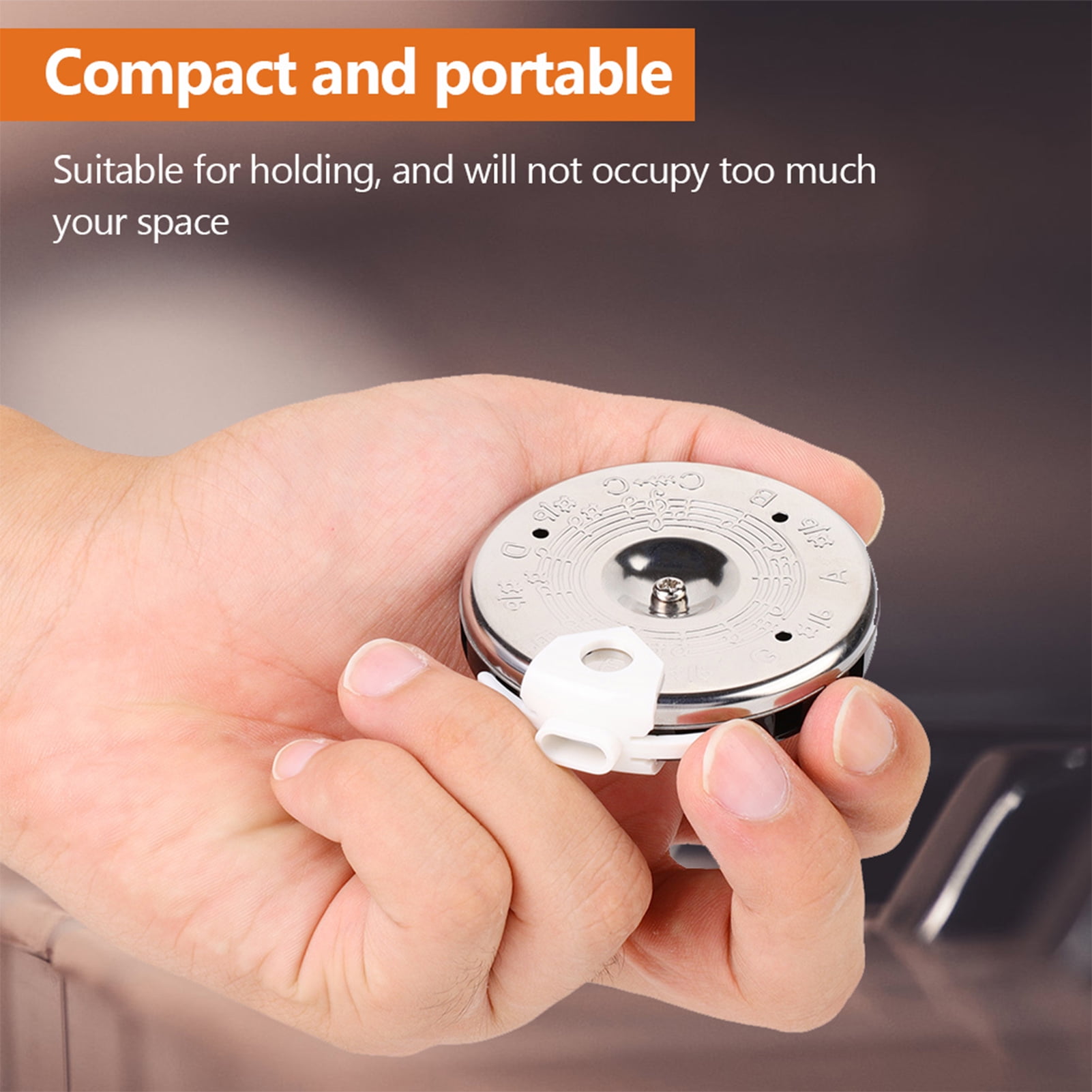 13 Tone Pitch Pipe, Sensitive Chromatic Pitch Pipe Tuner Guitar Clip