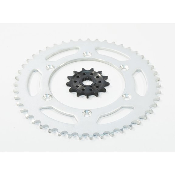 13 Tooth Front and 47 Tooth Rear Silver Sprocket fits Suzuki RM125 1990-2008