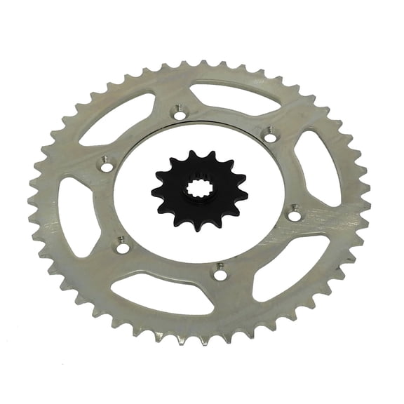 13 Tooth Front and 49 Tooth Rear Silver Sprocket fits Suzuki RM250 1990 - 2008