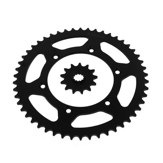 13 Tooth Front and 50 Tooth Rear Black Sprocket fits Suzuki DR350 1996 - 1999