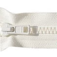 thumbnail image 1 of 13" Vislon Zipper ~ YKK #5 Molded Plastic ~ Separating - 841 Snow White (1 Zipper / Pack), 1 of 1