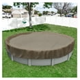 13' Winter Round Pool Safety Cover with Wire Cable Along Edges Winch