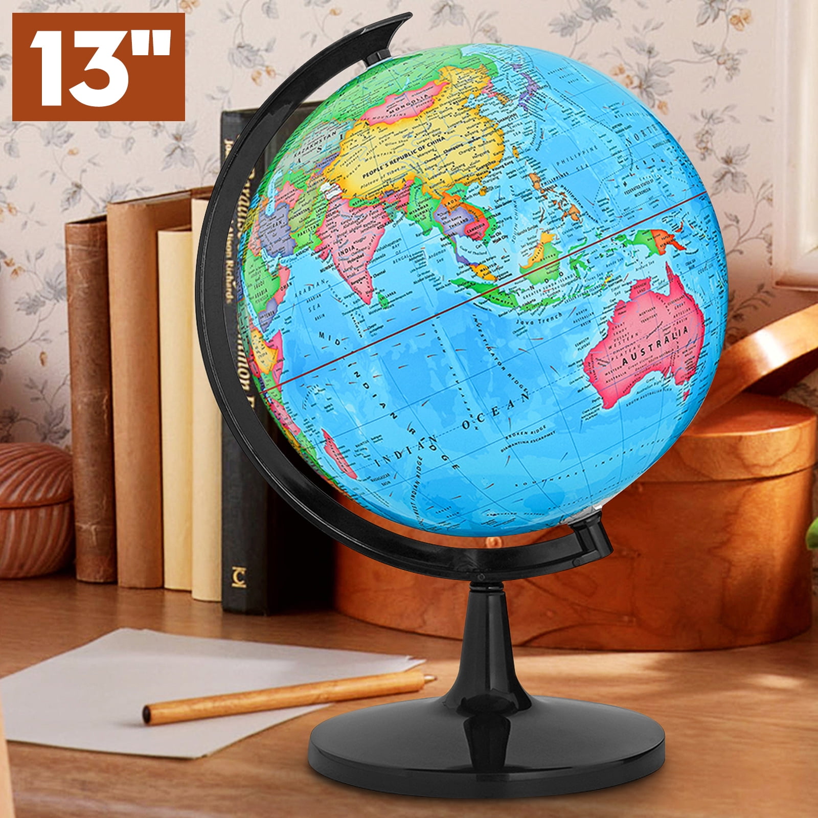 4 Ft. World Map - Laminated - Replogle Globes