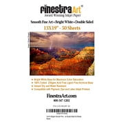 13" X 19" Smooth Fine Art Archive Bright White Double Sided - 50 Sheets