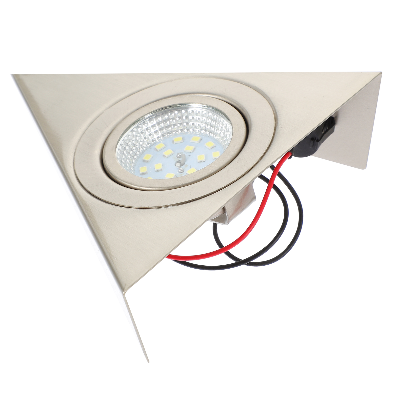 13 X13cm Cupboard Lamp Lights Corner Display Case Lighting No