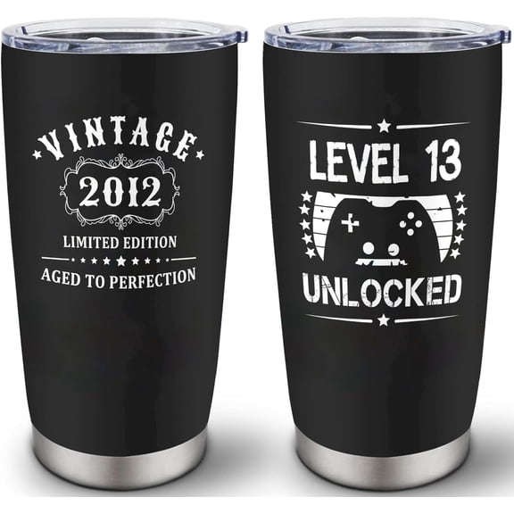 13 Year Old Boy Gifts, 13th Birthday Gifts for Boys, Coolest Gifts for 13 Year Old Boy, Birthday Gifts for 13 Year Old Boys, 13 Yr Old Gift Ideas, Official Teenager Birthday 20oz Tumbler