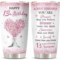 13 Year Old Girl Birthday Gift Ideas Tumbler, Gifts for 13 Year Old Girl, Best 13-Year-Old Girl Gifts, 13th Birthday Gifts for Girls, Teen Girl Age 13 Birthday Decorations Coffee Cup 20oz 1PC