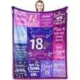 thumbnail image 1 of 13 Year Old Girl Gifts Ideas Blanket 60"X50", Gifts for 13 Year Old Girl, Birthday Gifts for 13 Year Old Girls, 13th Birthday Decorations for Girls Blankets, 1 of 5
