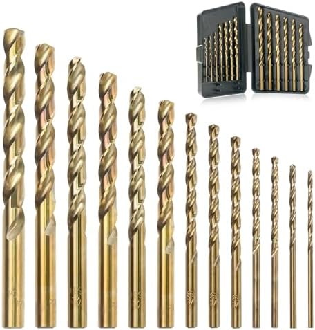 Counted Bit 13 count Drill Bit Set, M35 , (1/16