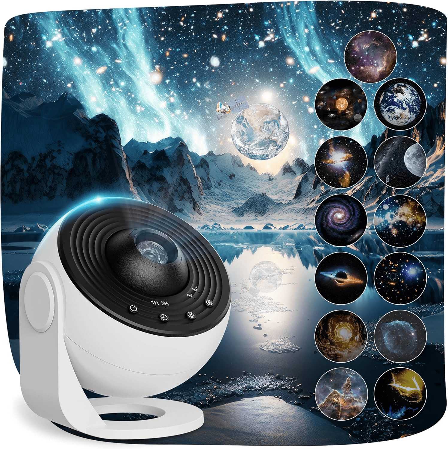 13-in-1 Planetarium Projector for Bedroom, Galaxy Starry Night Light ...
