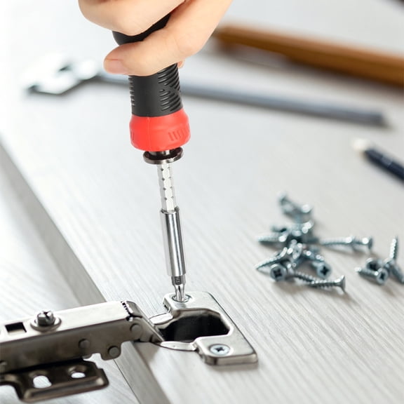 13 in 1 Ratchet Screwdriver Set, Multi Bit Screw Driver Kit with Torx, Cross, Hex, Flat & Square Bits – Ideal for Home, Garage & Office Repairs