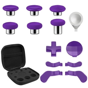 13-in-1 Replacement Metal Thumbsticks Parts Kit for Xbox Elite Series 2 Controller - 6 Thumbsticks,4 Back Paddles,2 D-Pads,1 Tool & Case - Compatible with Elite Series 2 / Core (Model 1797)