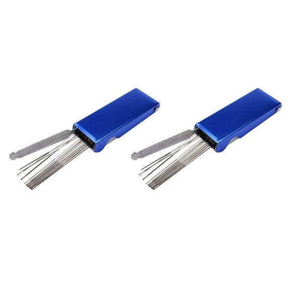 13 in 1 Torch Tip Cleaner Tools Welding Tip Cleaner Nozzle Cutting Needles Kit Stainless Steel Reamers (2-Pack)
