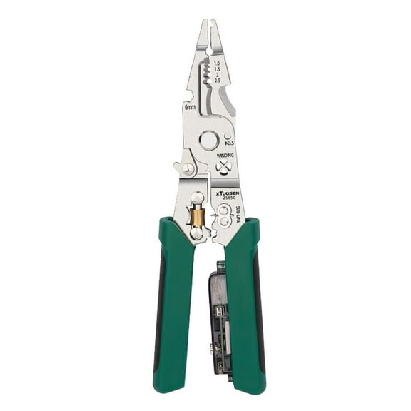 13-in-1 Wire Stripper Tool,Wire Strippers with Electricity Measurement FunctionMultifunctional Plier with Wire Stripper Crimper Cutter,Screw Gripping Pliers for Electric Cable