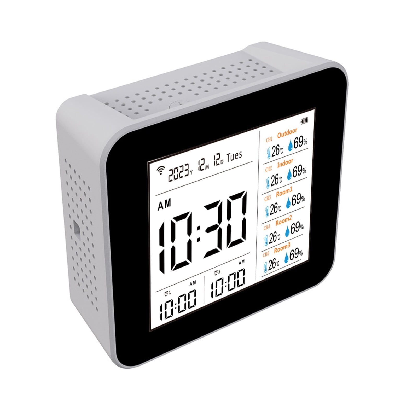 13-in-1 Wireless Temperature and Humidity Smart Weather Station Indoor and Outdoor Wireless ,Weather Forecast