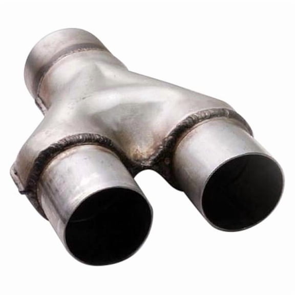 13 in. Aluminized Natural Y-Pipe - 2.25 in. Inlet & 2.25 in. Outlet