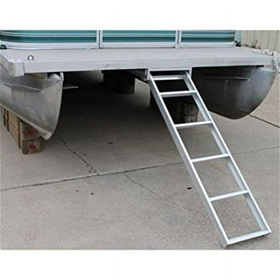 13 in. Aluminum 5-Step Tri-Pontoon Under-Deck Mount Ladder