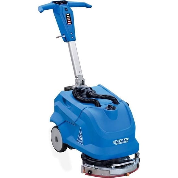 13 in. Auto Battery Floor Scrubber with Cleaning Path