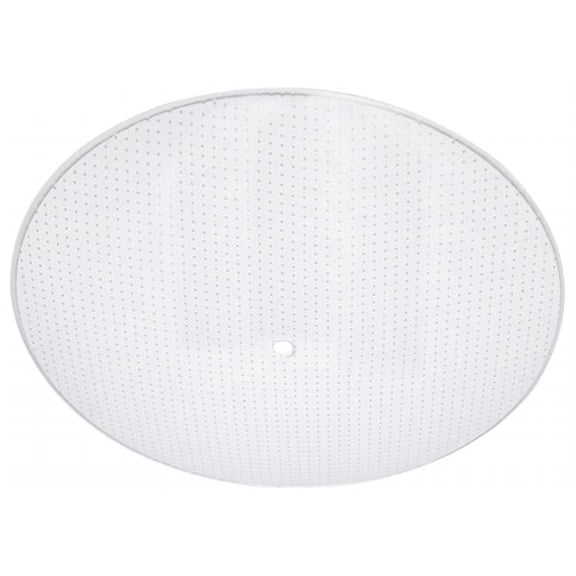 13 in. Clear Dot Glass Round Light Diffuser - Case of 12