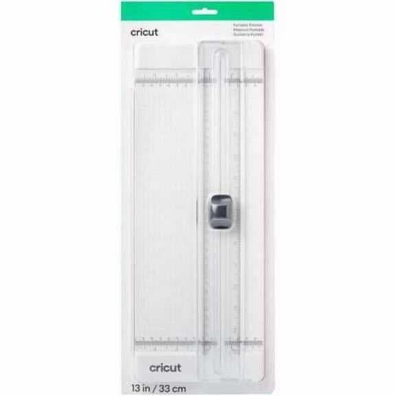 13 in. Portable Guillotine Paper Trimmer, Clear