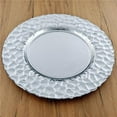 thumbnail image 1 of 13 in. Rocher Charger Plates, Silver - Set of 8, 1 of 1
