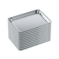 thumbnail image 1 of 13 in. x 10  in. 19 Gauge Quarter Size Aluminum Bun / Sheet Pan. Pack of 12, 1 of 7