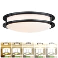 thumbnail image 1 of 13 inch 23W LED Ceiling Light Kitchen Light Fixture Flush Mount for Bathroom, Hallway, Bedroom, Living Room, Dimmable 2700K/3000K/3500K/4000K/5000K, 1 of 12