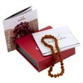 thumbnail image 1 of 13-inch Amberalia Amber Infant necklace, imported from Lithuania. Certified Baltic Sea amber with gift box, customized message, and engraved storage linen bag included., 1 of 5