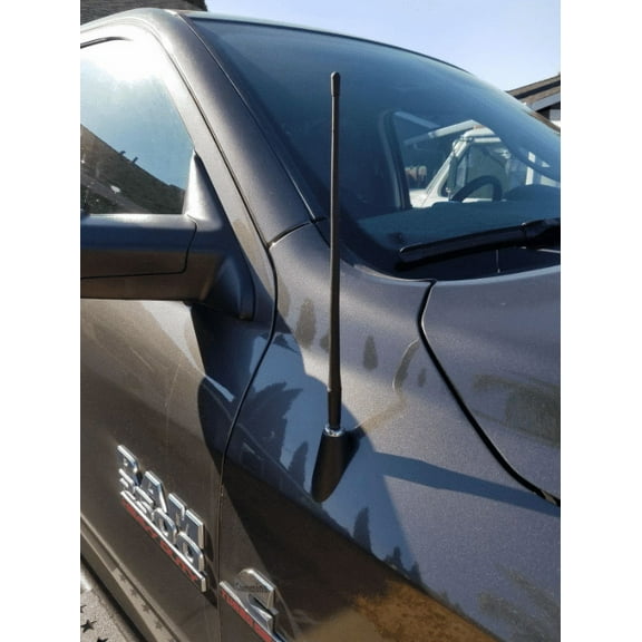 13" inch Antenna Mast Black Power Radio AMFM for DODGE RAM & RAM 1500 2500 3500 2009-2023