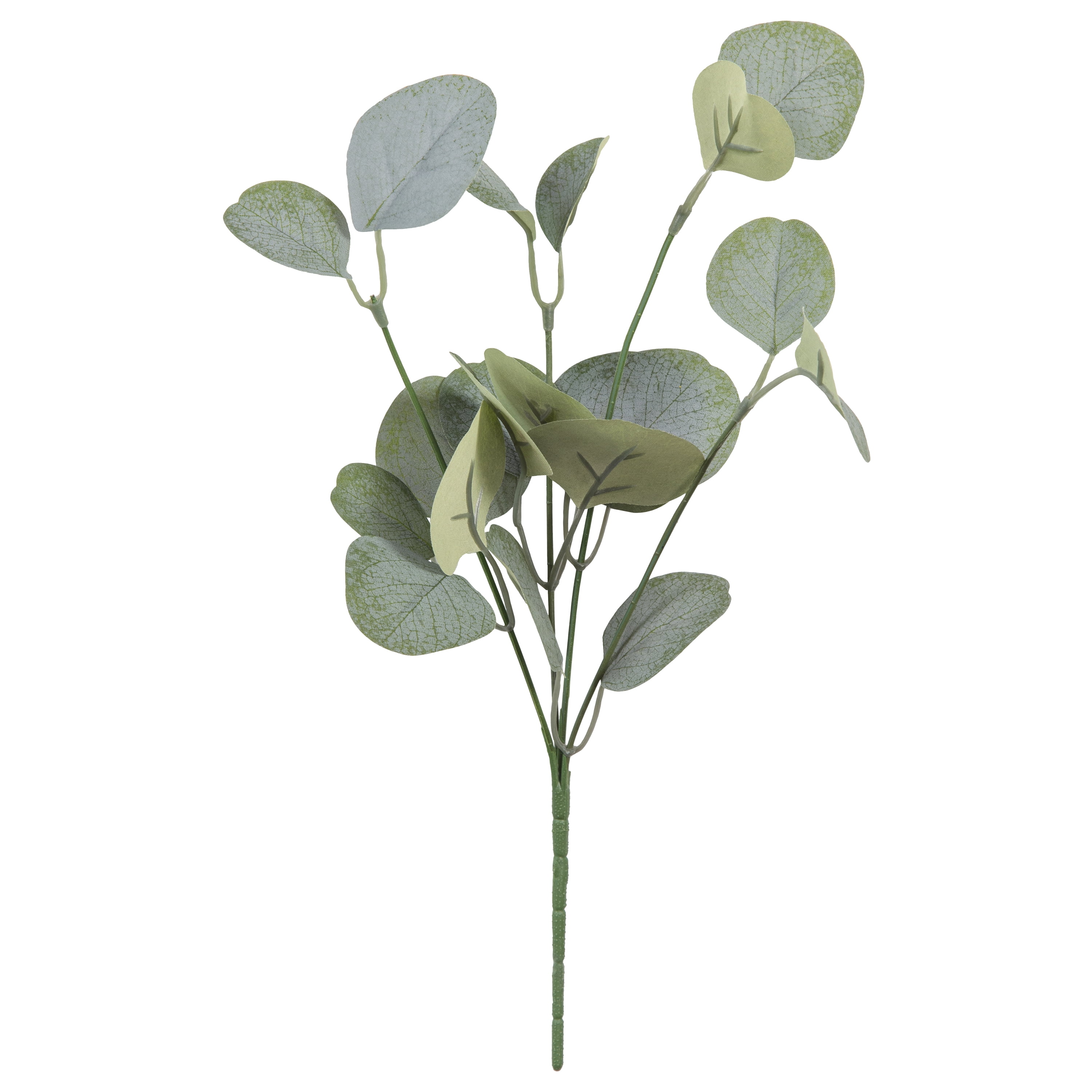 13inch Artificial Silk Green Silver Dollar Eucalyptus Greenery Pick