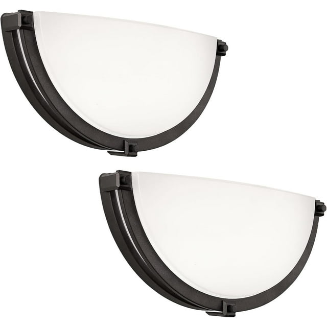 13 inch Dimmable LED Wall Sconce, Half Moon Wall Light Fixture, 3000K